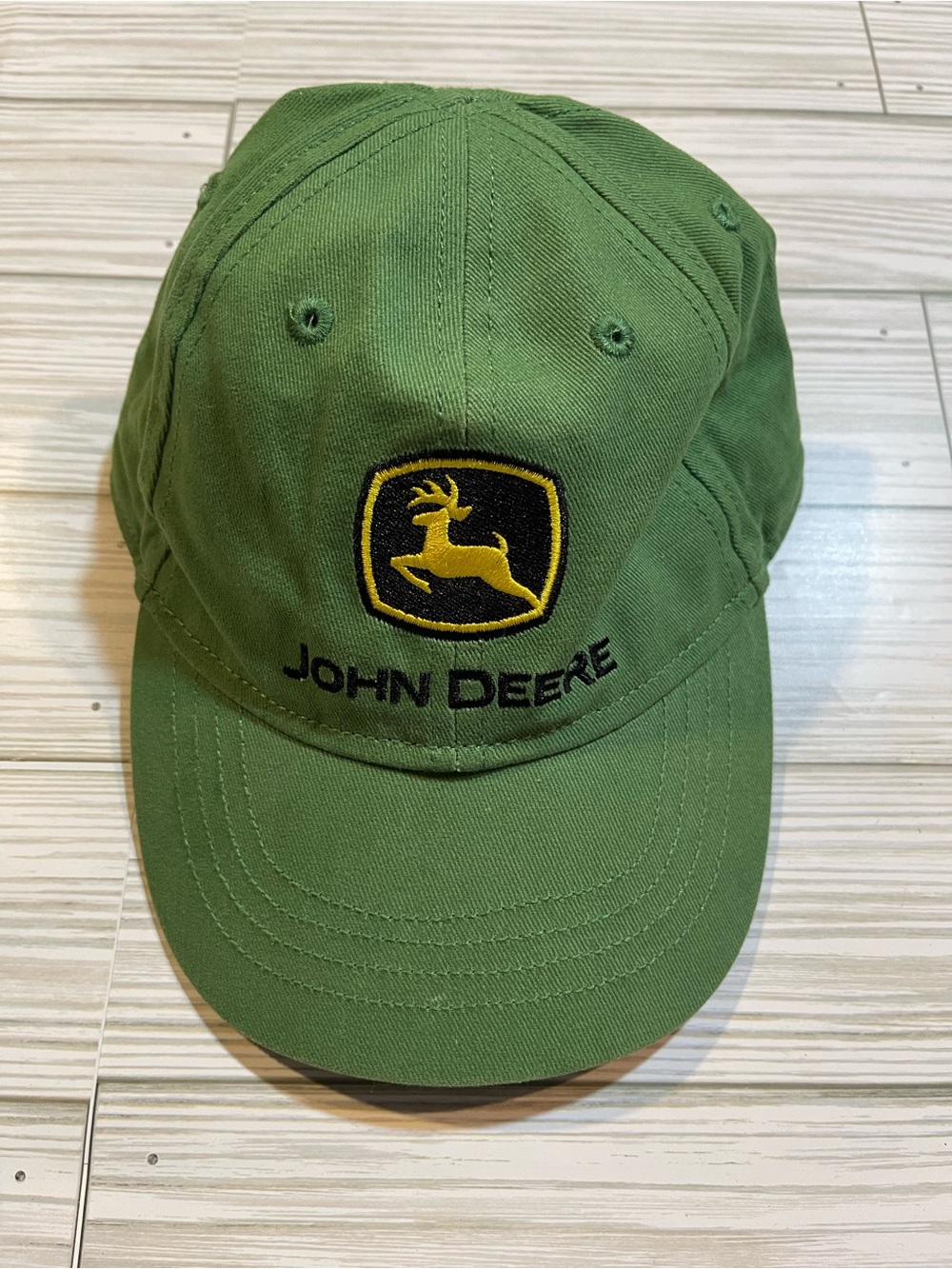 John Deere Green Cap with Yellow Emblem